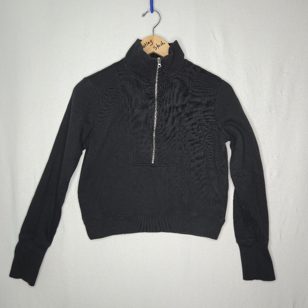 H&M Ladies Black Mock Neck Sweater Size XS